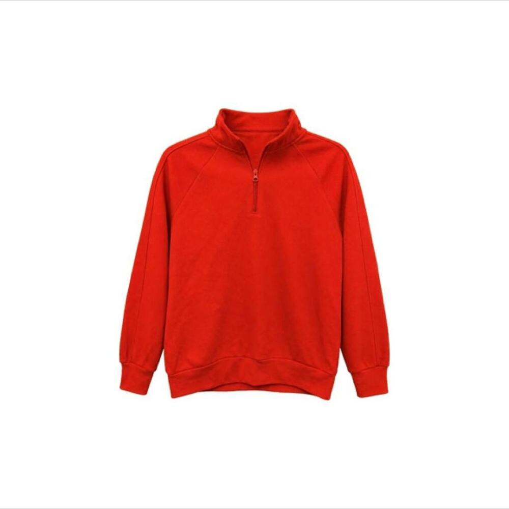 Art Class Kids Red Quarter-Zip Sweatshirt Size L